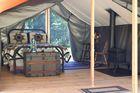 Huckleberry Tent and Breakfast Canvas Tent Cabins near Sandpoint Idaho