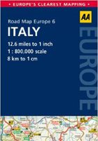AA Road Map Italy
