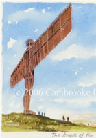 Portrait of Britain, Gateshead - Angel of the North, North East, Framed